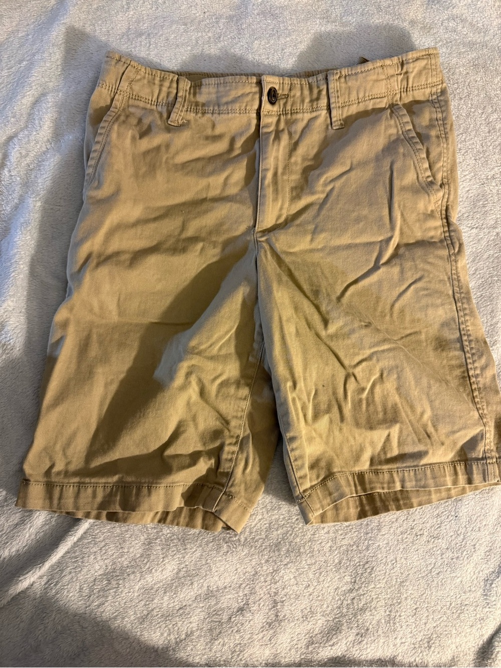 Boys 20 Husky Khaki Shorts